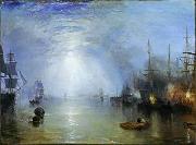 unknow artist Seascape, boats, ships and warships. 24 oil on canvas